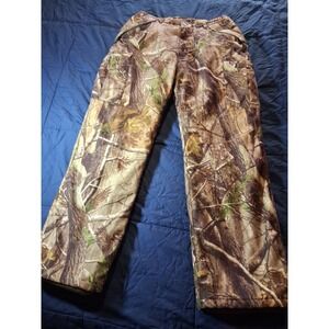 Cabelas Dry-Plus Insulated Hunting Pants Mens 34 Reg Camo Waterproof Cargo
